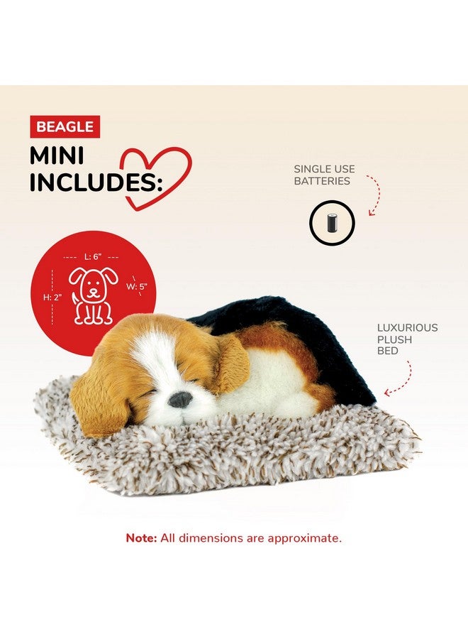 Perfect Petzzz بيجل مصغر، واقعي، لعبة قماشية تفاعلية تشبه الحياة، حيوانات أليفة إلكترونية، جرو رفيق مع فرو صناعي 100% - بيت مثالي - Image 2