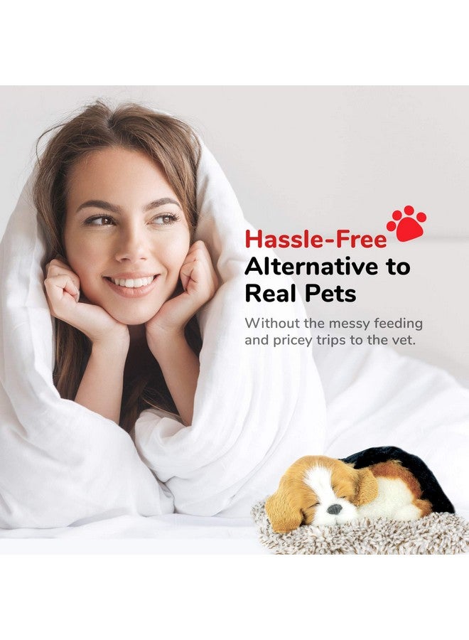 Perfect Petzzz بيجل مصغر، واقعي، لعبة قماشية تفاعلية تشبه الحياة، حيوانات أليفة إلكترونية، جرو رفيق مع فرو صناعي 100% - بيت مثالي - Image 3