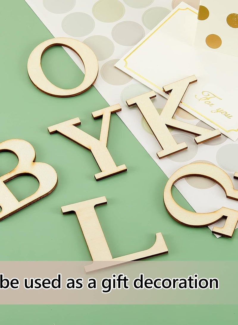 Hicarer 24 Pieces Wooden Greek Letters Singer Layer Unfinished Wood Greek Alphabets Greek Wood Letters for DIY Arts and Crafts Home Decorations Making, 2 Inch - Image 4