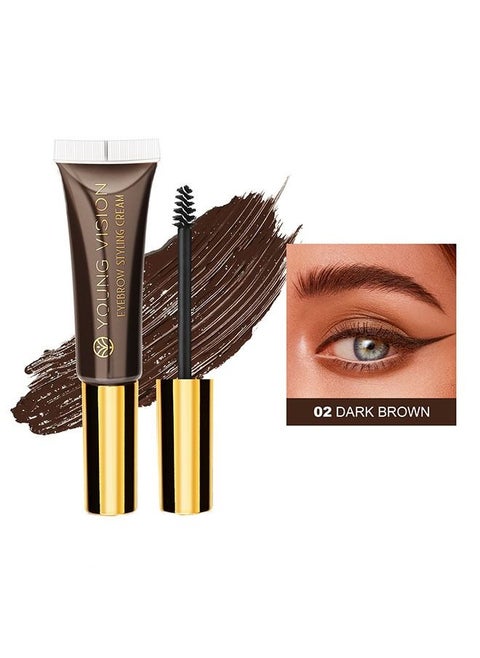 1 Piece Eyebrow Styling Cream Long Lasting and Quick Drying 02 Dark  Brown