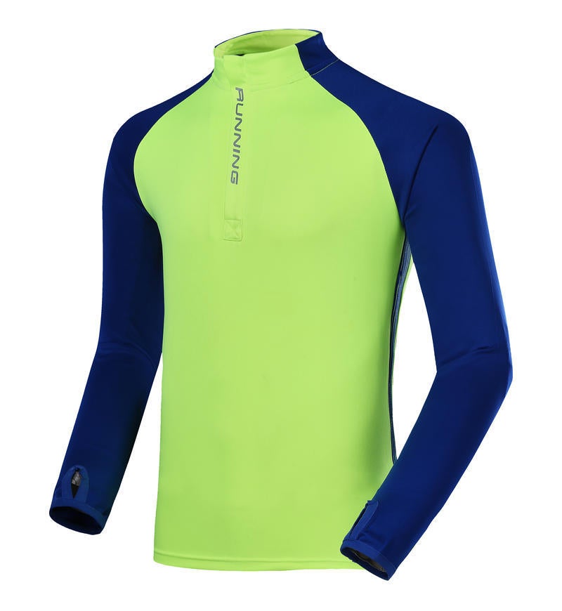 Generic Autumn Winter Fleece Lined Soccer Kit Customizable 7713 7713 fluorescent green top