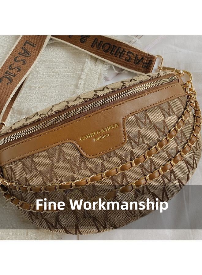 Women's Classic Retro Crossbody Bag, Ladies Nylon Shoulder Bag Sling Bag Side Bag Carry Bag, Daily Commuter/Banquet/Party/Campus Tourist Bag Shopping Bag Phone Bag Satchel Bags for Girls/Students - Image 3