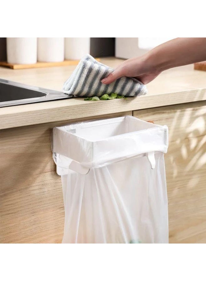 Foldable trash bag holder, easy to install, space saving, suitable for kitchen, bathroom, office, student dormitory, fits regular bags, imported, durable, practical W - Image 2
