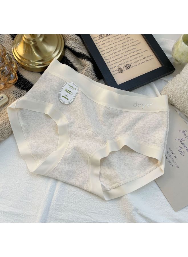 16cm Extended Antibacterial Crotch Women's Underwear Women's Category A Cotton 10a Antibacterial Underwear Girls' Pure Cotton Briefs
