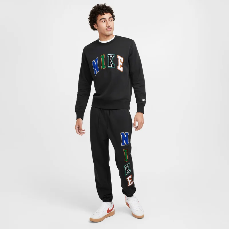 Nike Black Men's Club Sweatshirt for Men | Best Price UAE