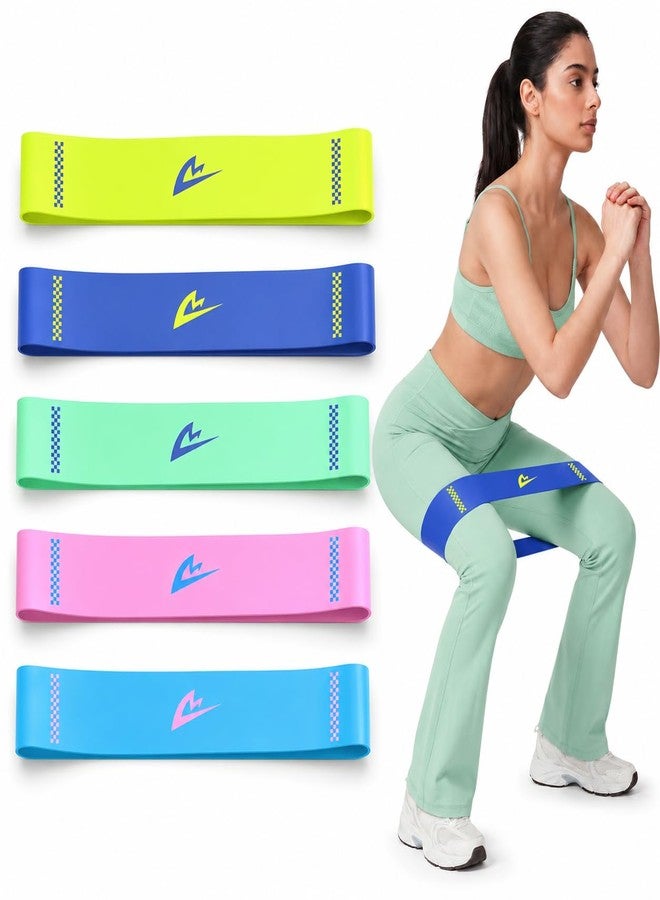 Sonic Cat Pull Up Assistance Bands Set, Natural Latex Resistance Bands for Working Out, 5 Resistance Levels from 5 to 40 lb, Long Bands with Carry Bag for Home Gym and Strength Training by SONIC CAT - Image 1