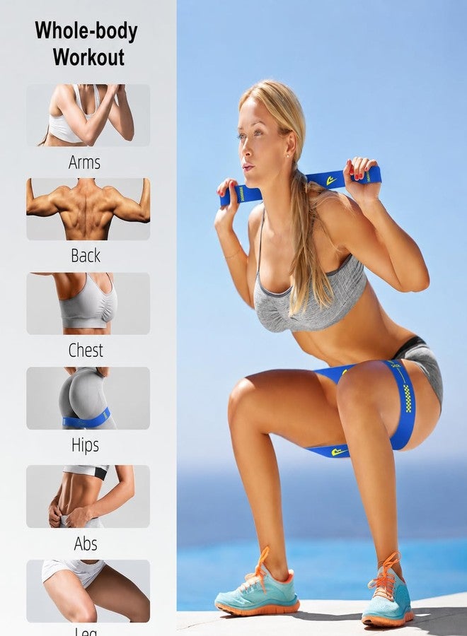 Sonic Cat Pull Up Assistance Bands Set, Natural Latex Resistance Bands for Working Out, 5 Resistance Levels from 5 to 40 lb, Long Bands with Carry Bag for Home Gym and Strength Training by SONIC CAT - Image 2