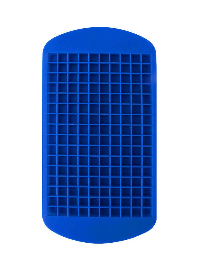 NIBEMINENT 160-Grids Silicone Heart Ice Mold Tray Blue 23.8x12.1cm - Image 1