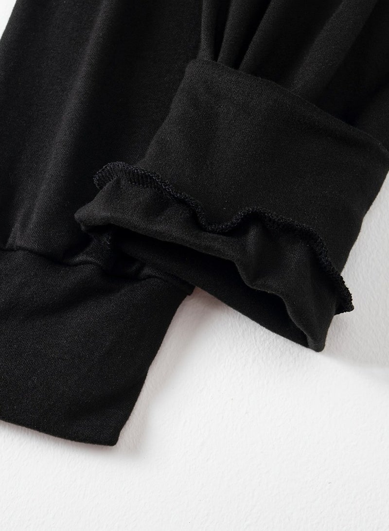 ميسري طقم تدفئه رجالي مبطن - اسود - Image 5