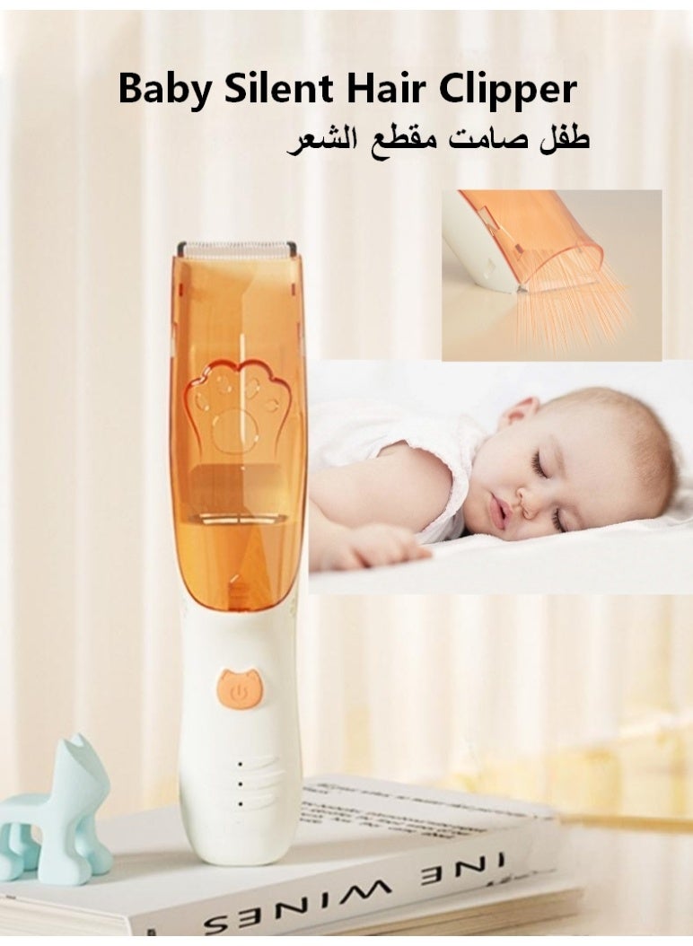 I LOVE KIDS Baby Hair Clippers,Silent Haircut Trimmer For Kids and Toddlers,Baby Electric Shaved Hair Clipper,IPX7 Waterproof,Upgraded Ceramic Blade,1H Fast Charge,3 Comb Attachments - Image 1