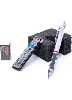 Rotring Oppland Stationery Tikky 2b Tip Pencil Original Eraser Gift 0.7 mm Ergonomic Durable Set  - Image 1
