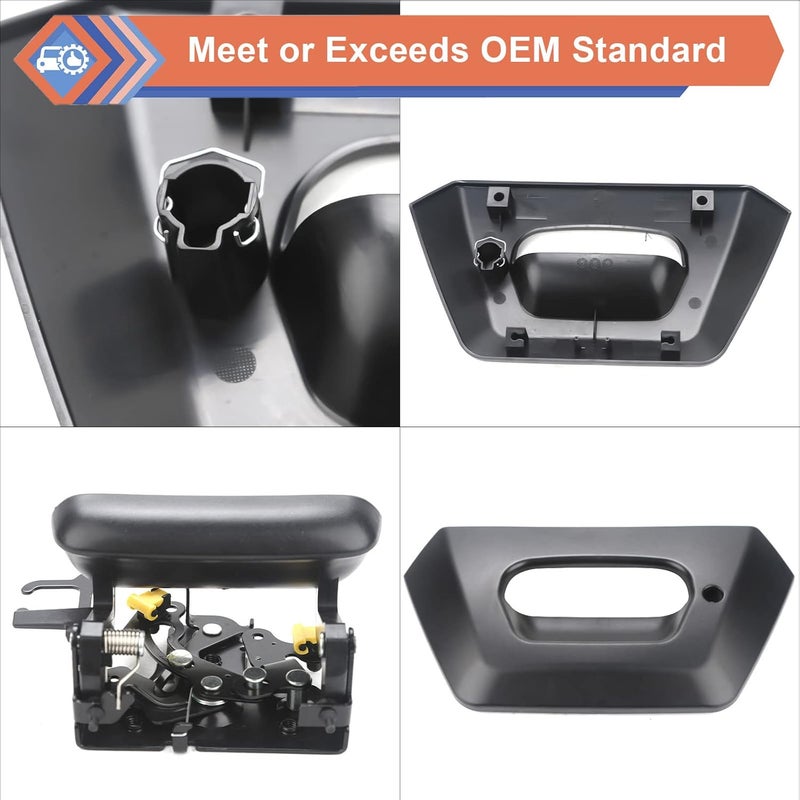 ZONFANT Tailgate Door Handle and Bezel for Chevy Avalanche - Image 4