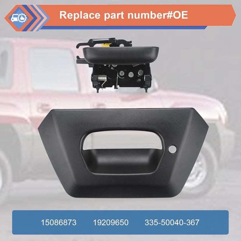 ZONFANT Tailgate Door Handle and Bezel for Chevy Avalanche - Image 2