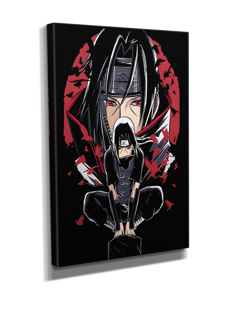 MODCLASS Wall Art Printed Canvas Frame Itachi Uchiha  - Image 3
