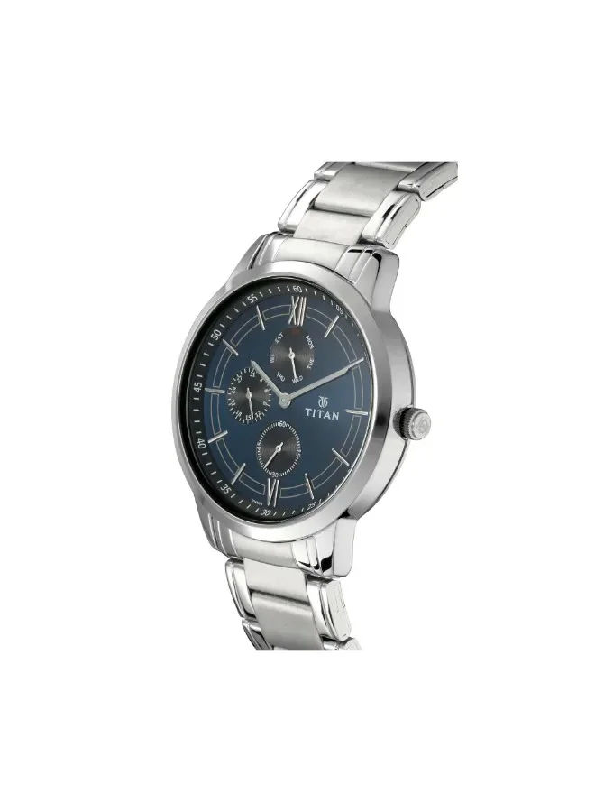 تيتان Titan Blue Dial Quartz Multifunction Watch for Men