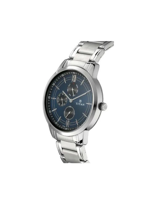 Titan Blue Dial Quartz Multifunction Watch for Men