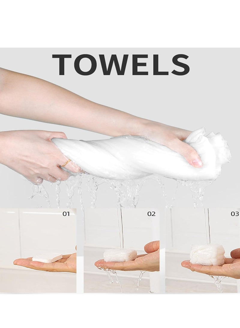 Portable Compressed Towel Tablets for Travel and Outdoor Activities, Soft Disposable Face Wipes, 28 Pack - Image 4