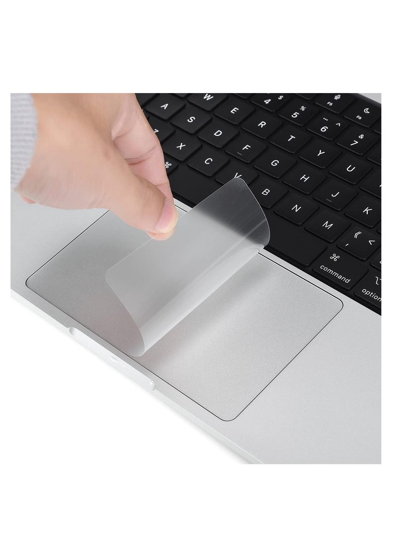 [2PCS] واقي لوحة اللمس لجهاز MacBook Pro مقاس 16 بوصة لعام 2024-2021 MacBook Pro 16" M4 M3 M2 M1 Pro/Max A3403 A3186 A2991 A2780 A2485 مضاد للخدش ومقاوم للماء غطاء لوحة اللمس ملحقات جلد لوحة اللمس، شفاف - Image 2
