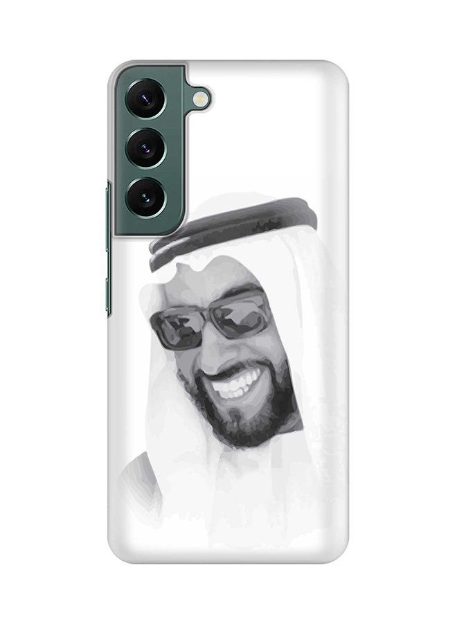 Stylizedd - Case for Samsung Galaxy S22 5G Slim Snap Classic Series Shield Matte Finish Print - Zayed, Our Father - Image 1