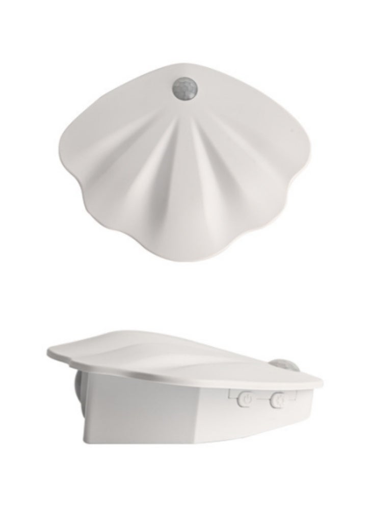 Lullaxx Lullaxx Shell motion sensor light for home,3-color Dimmable Indoor night light,under cabinet light,for Bedroom, Stairs, Hallway(White,1200mAh)  - Image 1