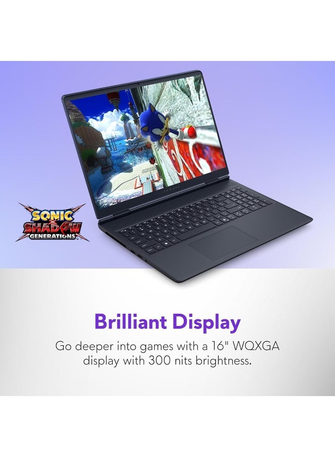 DELL Alienware Aurora 16 Gaming Laptop, Intel Core 7-240H,16 Inch 120Hz WQXGA, 16GB RAM, 1TB SSD, NVIDIA GeForce RTX 5060 8GB, Windows 11 Pro, English/Arabic Black - Image 2