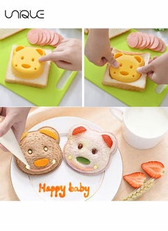 Unique 3Pcs Sandwich Cutter and Sealer - Sandwich Maker - Cut and Seal - Great for Lunchbox and Bento Box - Boys and Girls Kids Lunch - Car Styling, KT Cat Styling  - Image 4