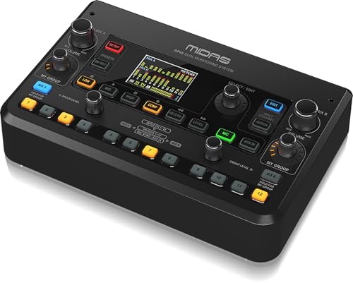 Midas DP48 Dual 48 Channel Personal Monitor Mixer with SD Card Recorder Stereo Ambience Microphone and Remote Powering - Image 3