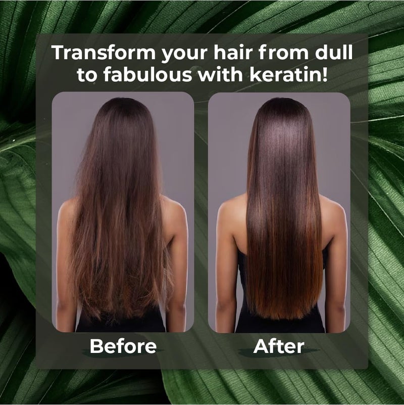 kerarganic Formaldehyde-Free Organic Keratin Treatment Set (2 oz/60 ml) by Kerarganic - Natural Ingredients that Eliminates Frizz, Reduces Volume, Repairs Damages. - Image 3