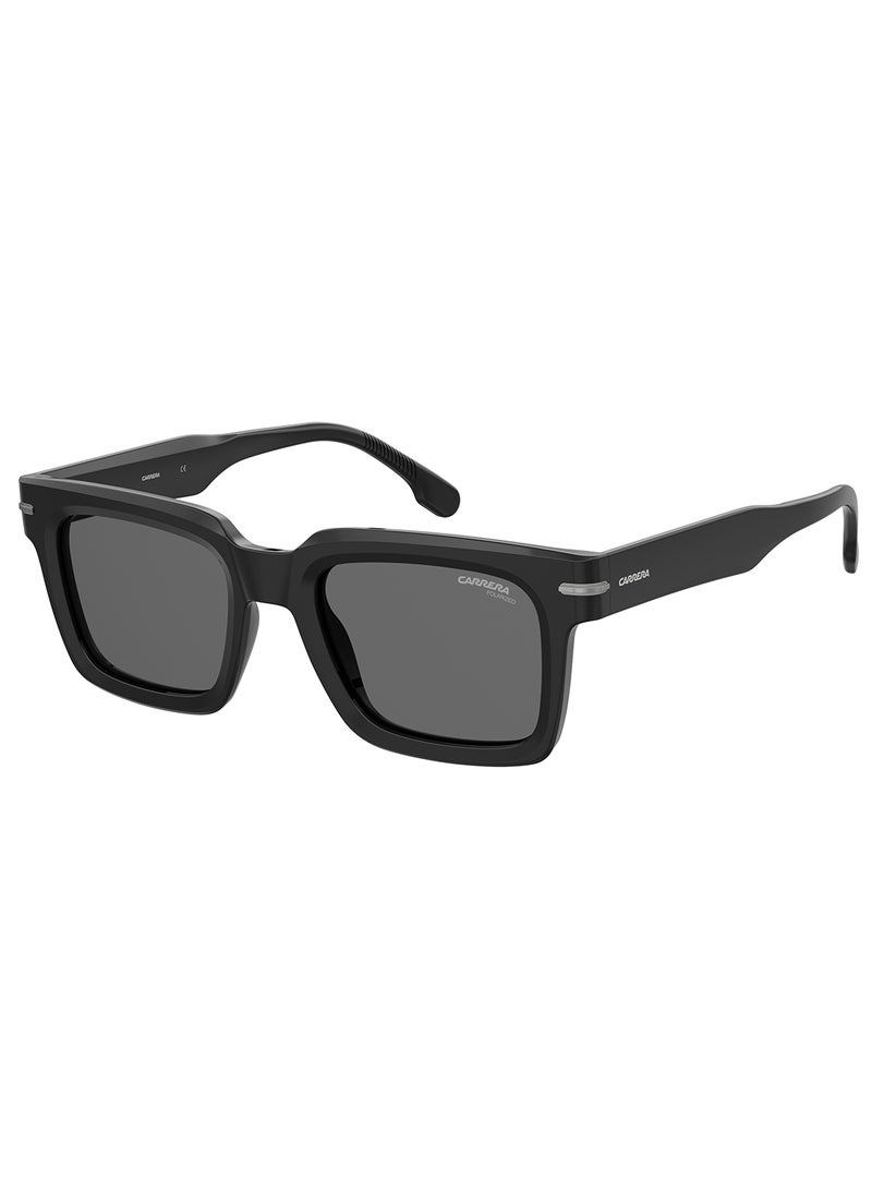 Carrera Men's Polarized Rectangular Sunglasses - Carrera 316/S Black Millimeter - Lens Size: 52 Mm - Image 1