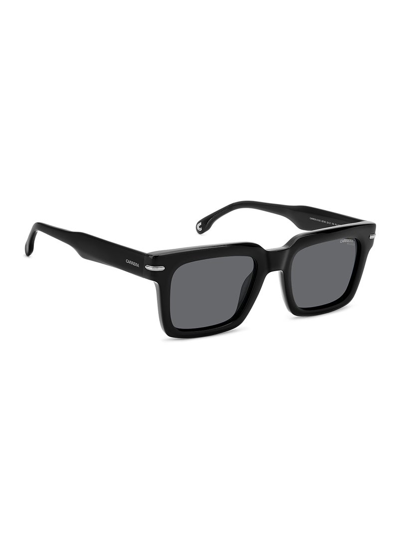 Carrera Men's Polarized Rectangular Sunglasses - Carrera 316/S Black Millimeter - Lens Size: 52 Mm - Image 2