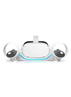 Y&D Charging Station for Oculus Quest 2 USB Dock Stand VR Headset High-Speed With Breathing Light Handle Storage  - Image 1