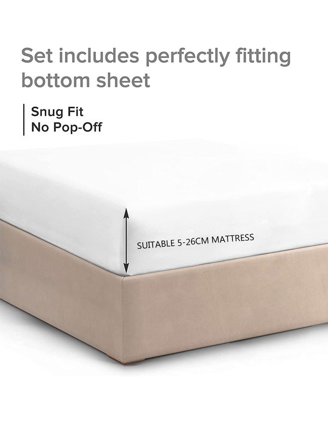 GUSGU اضافية كبيرة فراش الغطاء الواقي ، عالية الجودة 100 ٪ للماء فراش الغطاء ، لا ضوضاء ، تنفس لينة ، مع 5-26cm جيب عميق غطاء السرير ، لا تحتوي على الفينيل - Image 2