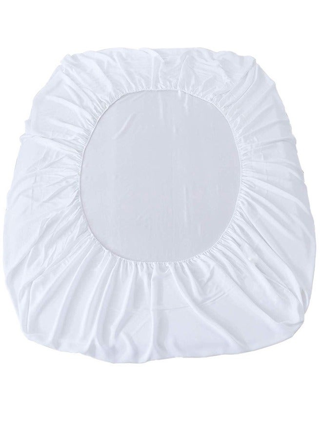 GUSGU اضافية كبيرة فراش الغطاء الواقي ، عالية الجودة 100 ٪ للماء فراش الغطاء ، لا ضوضاء ، تنفس لينة ، مع 5-26cm جيب عميق غطاء السرير ، لا تحتوي على الفينيل - Image 5