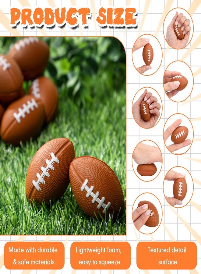Jerify 250 Pack Mini Footballs Stress Balls Bulk 1.4 Inch Small Soft Foam Sports Balls Fidget Toys for Adults Goodie Bag Stuffers for Birthday Sports Carnival Party Favors(Brown,1.46 x 0.98 Inch) - Image 4