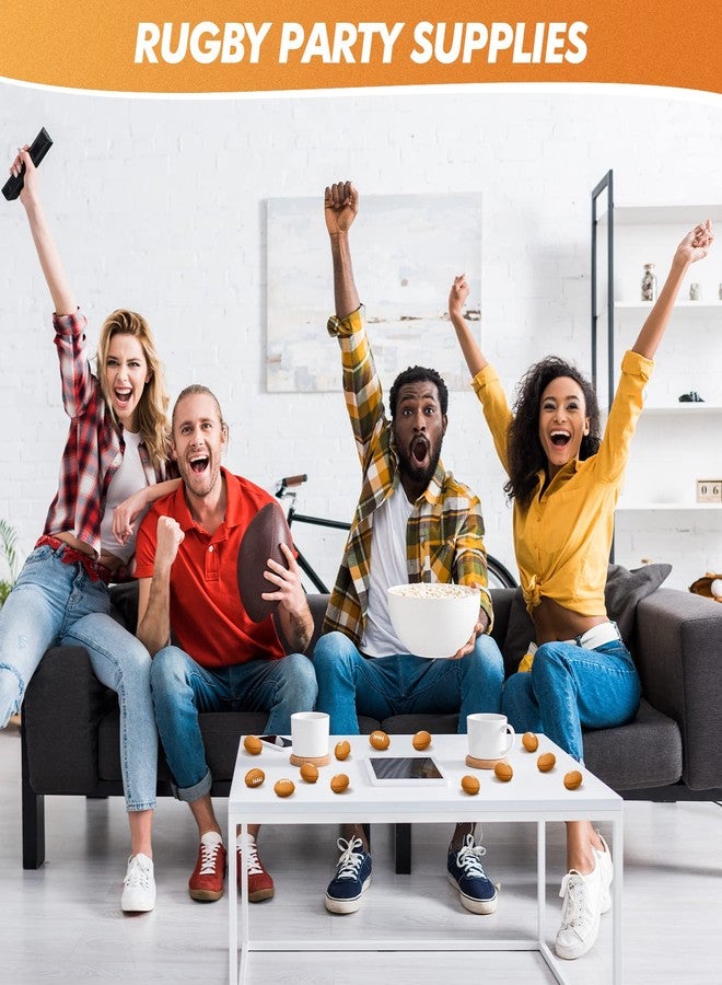 Jerify 250 Pack Mini Footballs Stress Balls Bulk 1.4 Inch Small Soft Foam Sports Balls Fidget Toys for Adults Goodie Bag Stuffers for Birthday Sports Carnival Party Favors(Brown,1.46 x 0.98 Inch) - Image 2