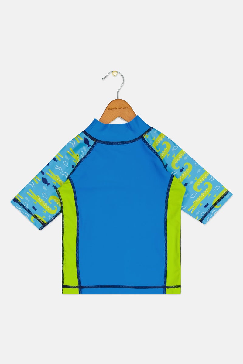 COEGA SUNWEAR Kids Girl Allover Print Rash Guard Tee, Multicolor  - Image 2