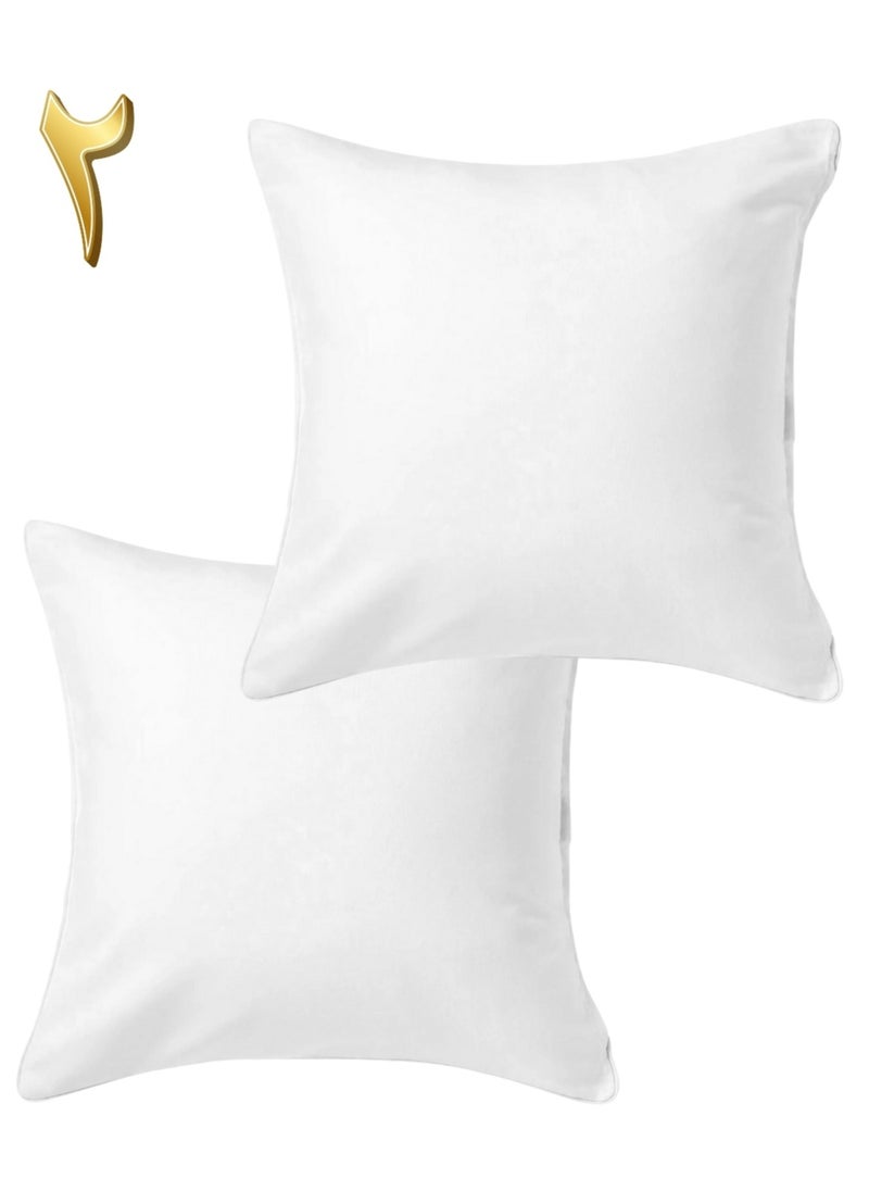 Zaprus Cushions 2 Pack – Plush Comfort Microfiber-Filled Pillows for Sofa, Bed & Chairs – Soft & Supportive Decorative Throw Cushions  - Image 1