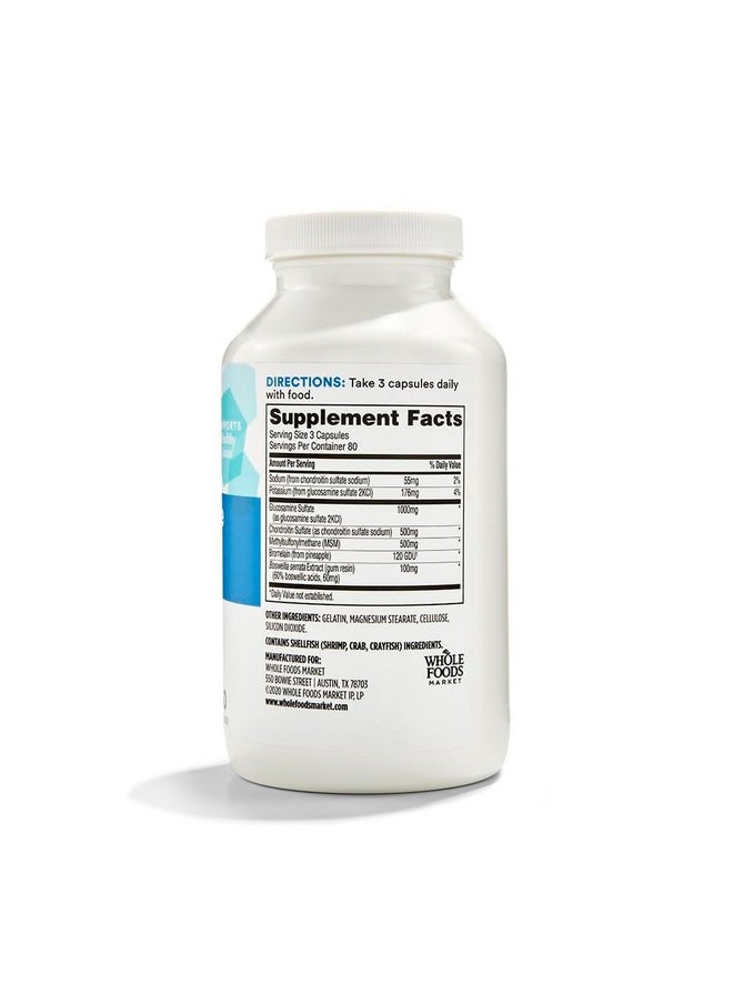 365 by Whole Foods Market 365 by Whole Foods Market, Glucosamine Chondroitin and MSM, 240 Capsules  - Image 2