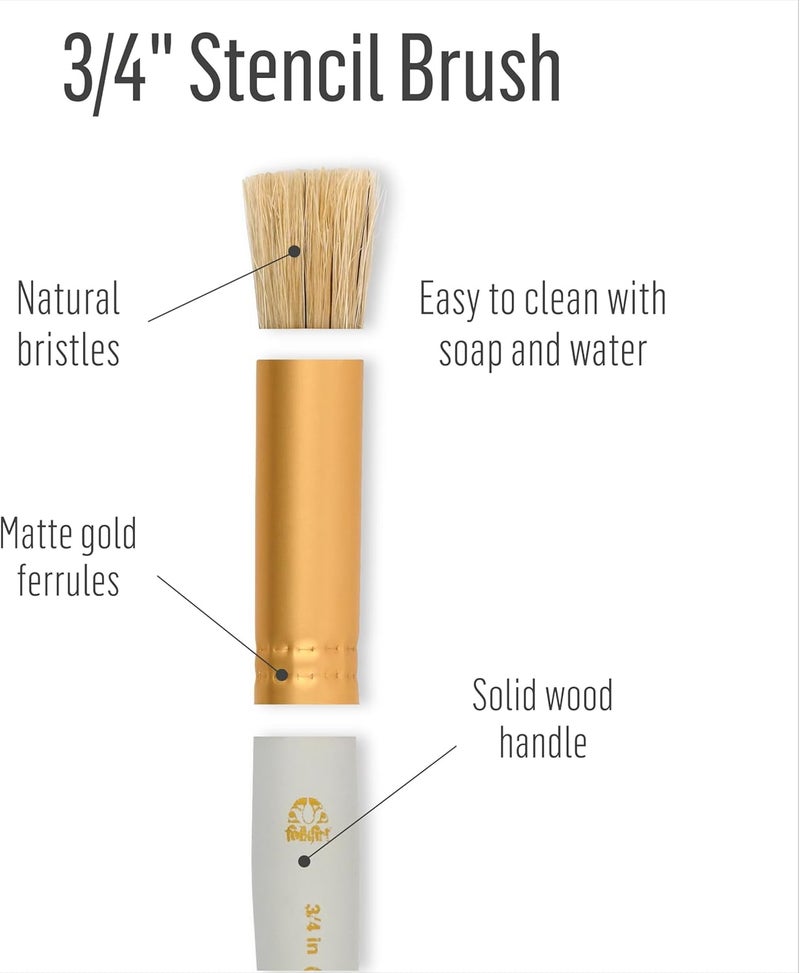 PLAID Stencil Brush (3/4-Inch), 34068 - Image 2