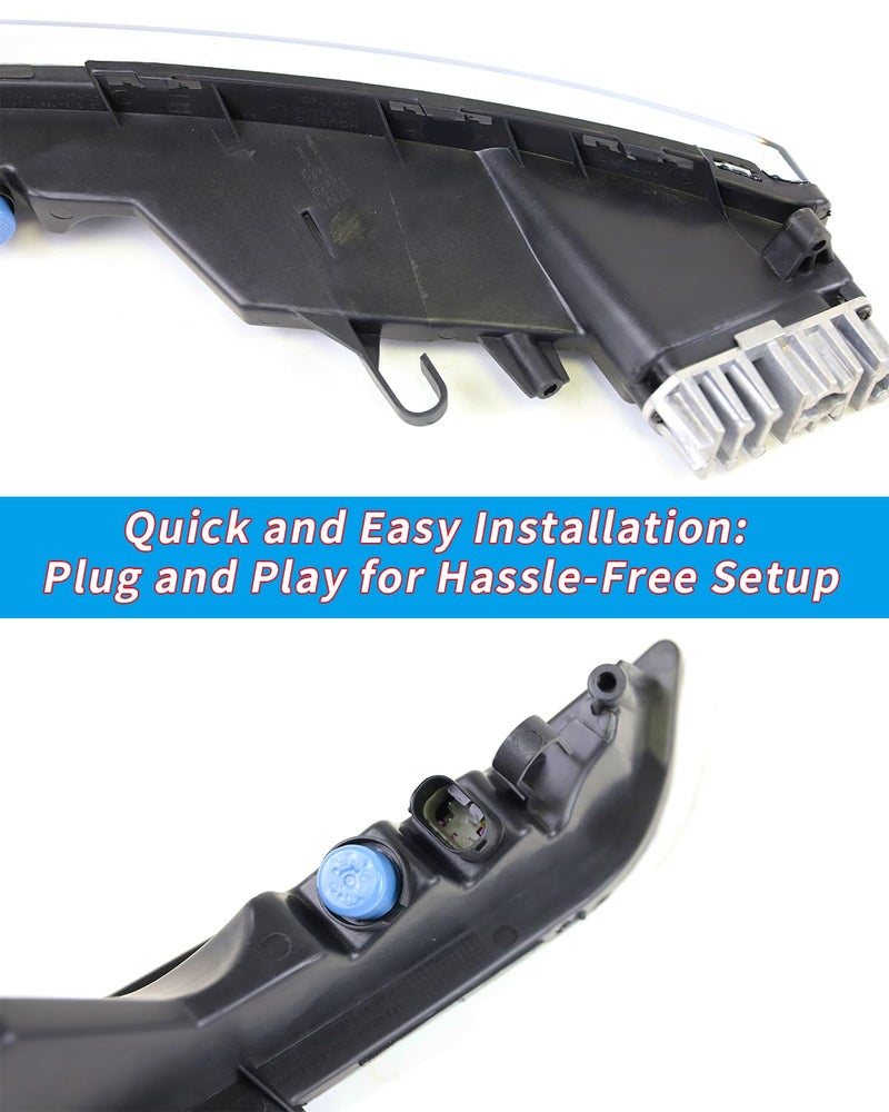 SHSBSCAR LED Daytime Running Light, Light Left Replacement Compatible with Porsche Cayenne (2015-2018), Replace OEM Part # 95863118130 - Image 4