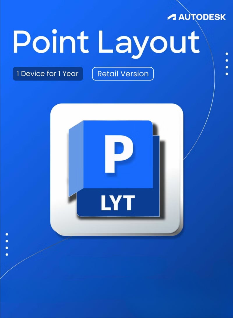 Autodesk Point Layout | 1 Device for 1 Year | Digital License | SAME DAY DELIVERY
