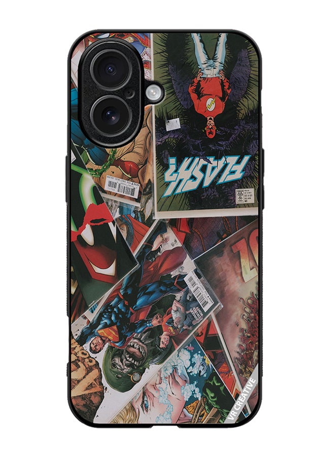Protective Case Cover For Apple iPhone 17 Marvel Comic Design Multicolour
