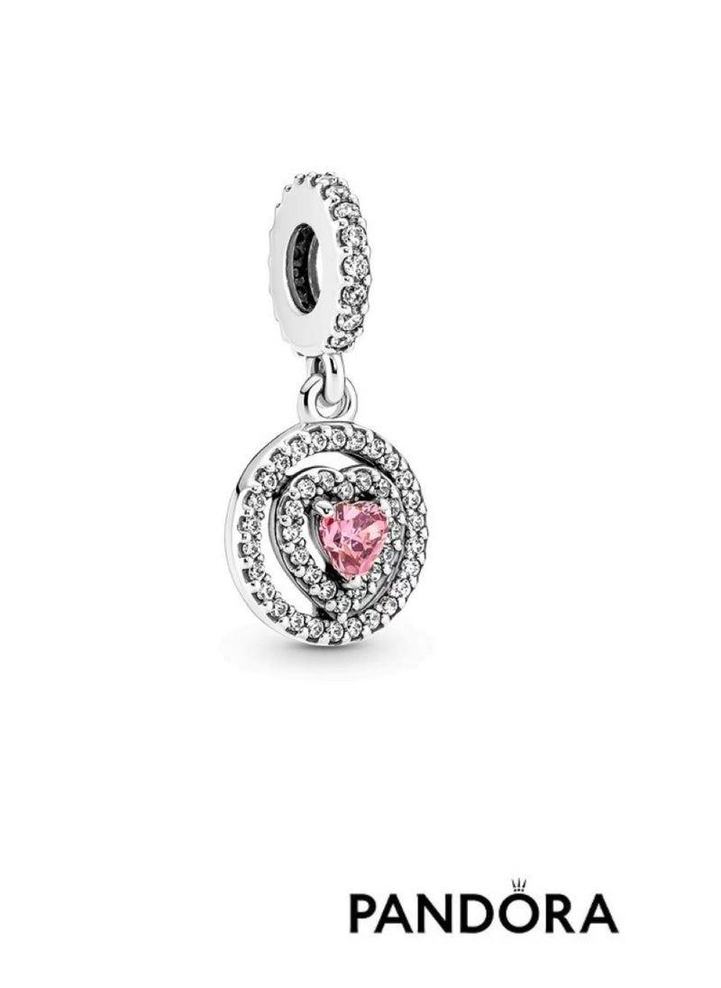 Pandora Violet PANDORA Jewelry Cubic Zirconia Pendant 925 Sterling Silver  - Image 1
