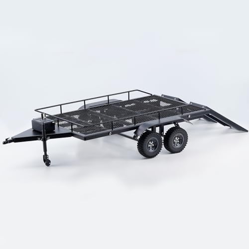 TCRC Heavy Duty Truck Trailer for 110 RC Crawler Car Axial SCX10 SCX10 II SCX10 III Traxxas TRX4 TRX6 D90 CC01 - Image 1