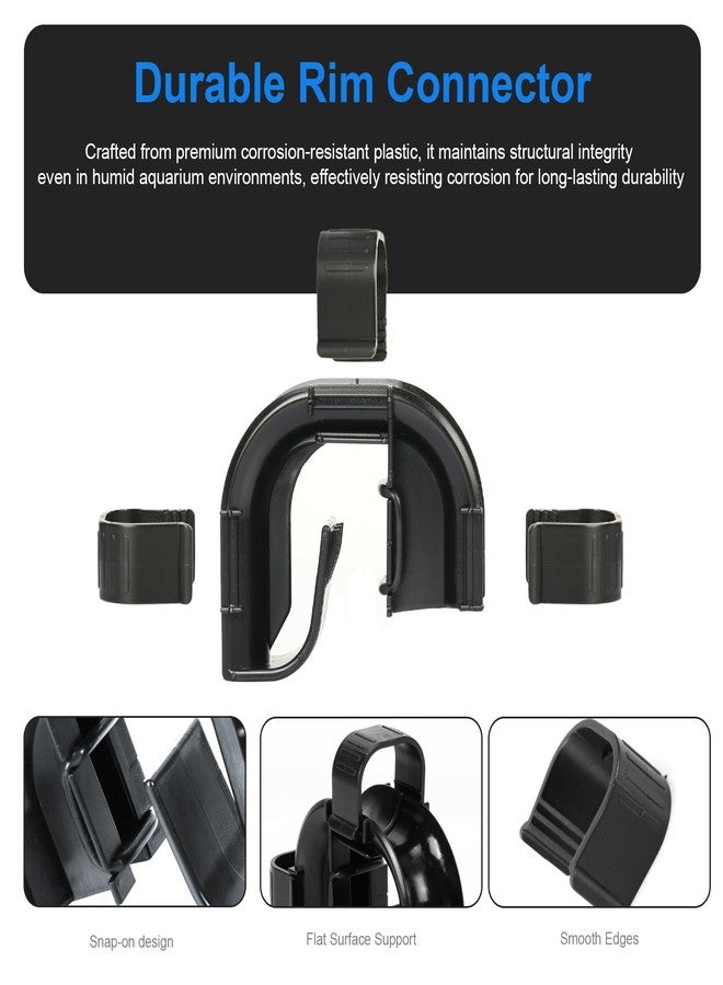 HCLSY Rim Connector Replacement for Fluval Fx4/Fx5/Fx6 Canister Filters, High Performance Canister Filter, Aquarium Hose Rim Clip(with O-Rings and Clips), fx6 Replacement Parts(Model A20230) - Image 4