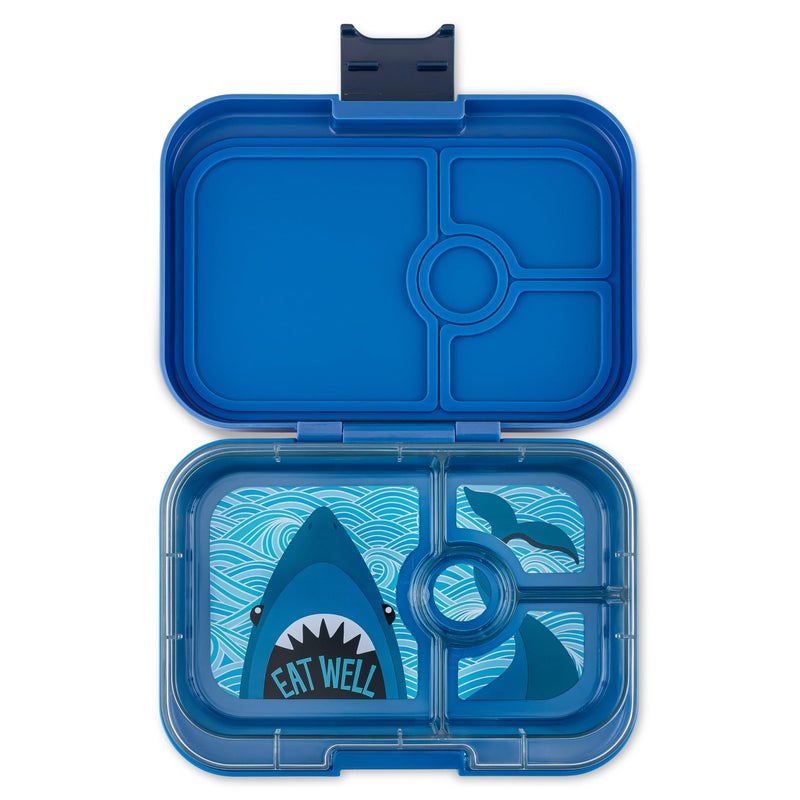 Yumbox Panino Leakproof Bento Lunch Box Container for Kids & Adults (Surf Blue Shark) - Image 1