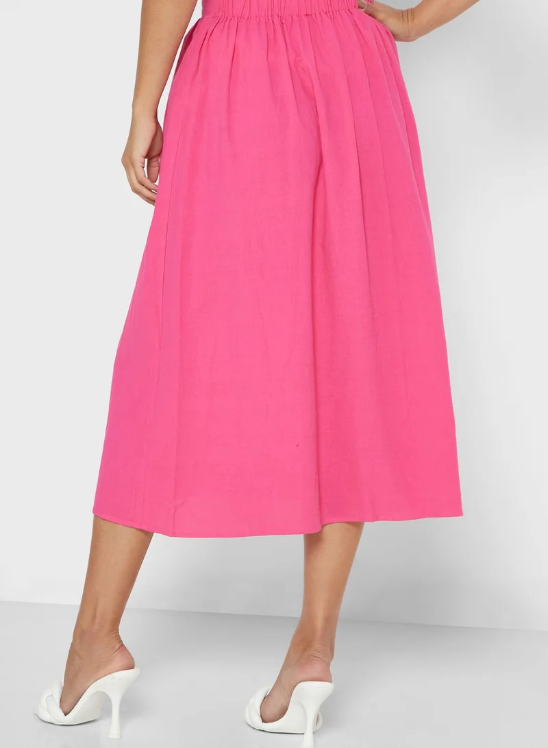 ELLA Button Down Maxi Skirt