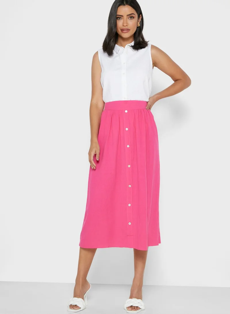 ELLA Button Down Maxi Skirt