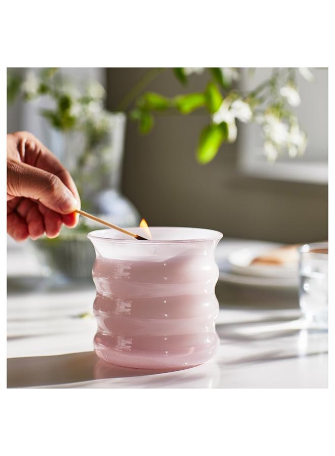 زبون شمعة معطرة في كأس، ياسمين/وردي، 50 ساعة - Image 3