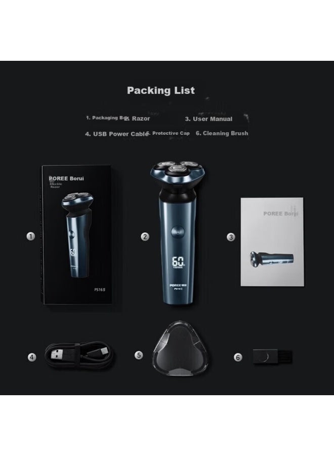 Flyco Borui Series Electric Shaver Anti-pinch Washable Fast Charging Wet And Dry Beard Trimmer Gift For Boyfriend Father Holiday Birthday New Year Ps165 - Image 4
